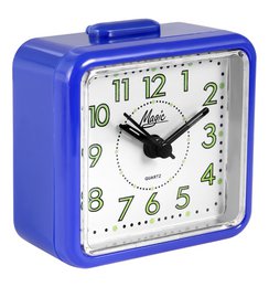 Kwartswekker met bovenste plank, blauw
