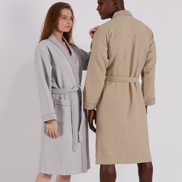 Zen bomuld unisex badekåbe