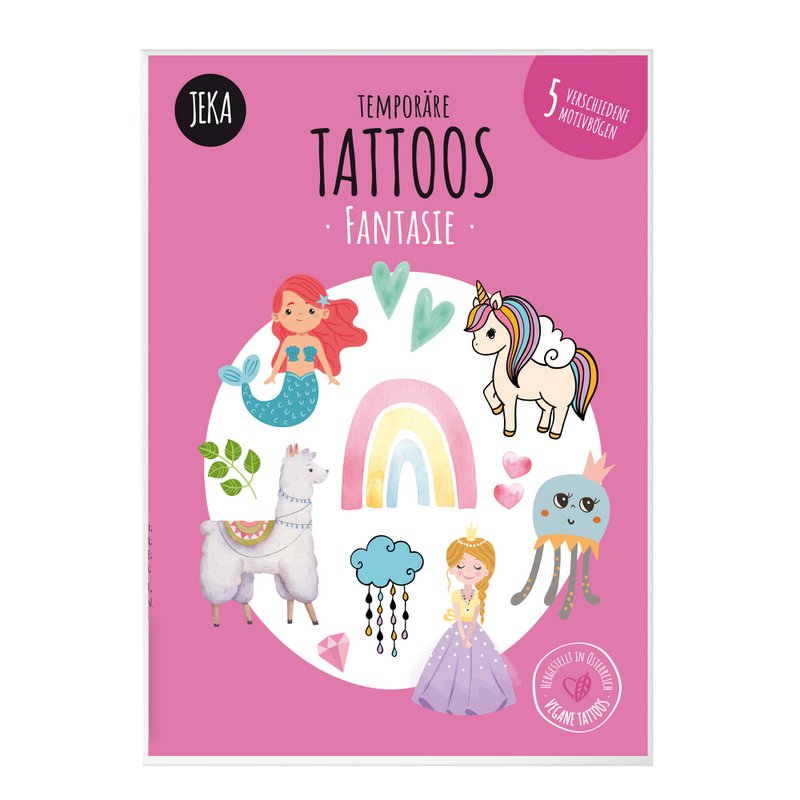 Children's tattoos - motif "Fantasy"
