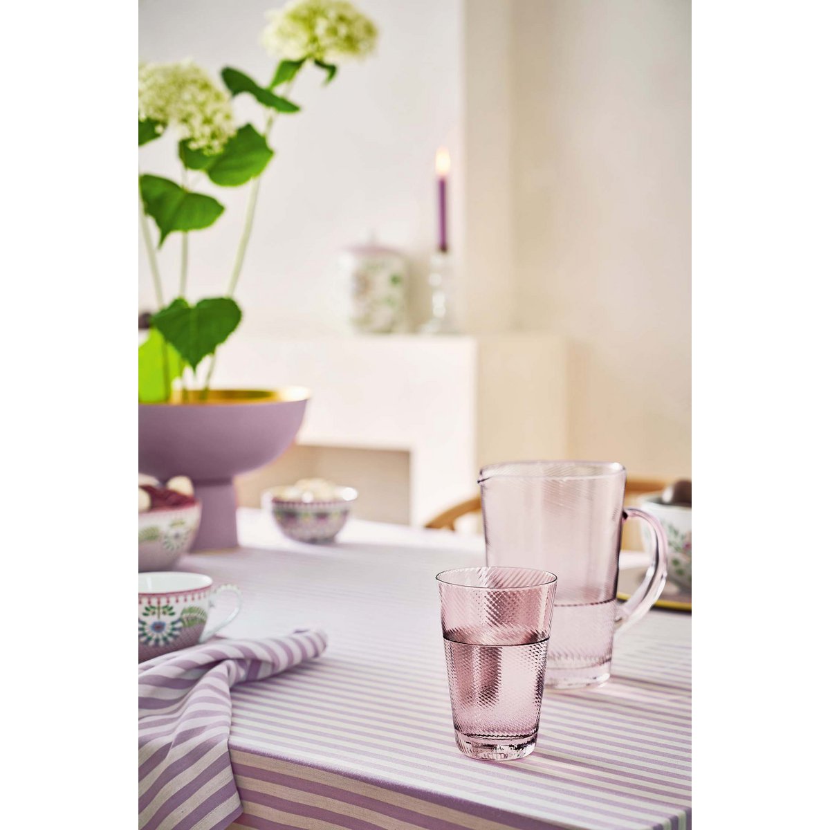 Longdrink Glass Twisted Lilac 420ml