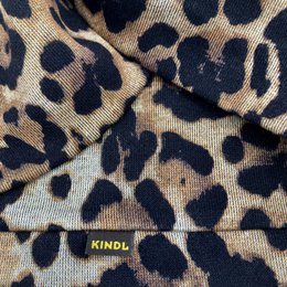 Diadema Twist - Leo Animal Print, Ponte Jersey
