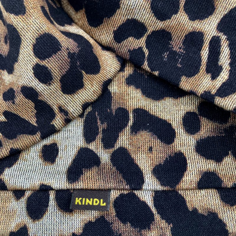 Diadema Twist - Leo Animal Print, Ponte Jersey