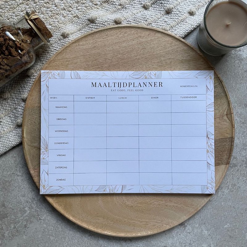 Maaltijdplanner A4