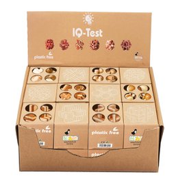  Wooden puzzle blocks, natural wood material, geometric shapes, brain teaser toy, educational game.