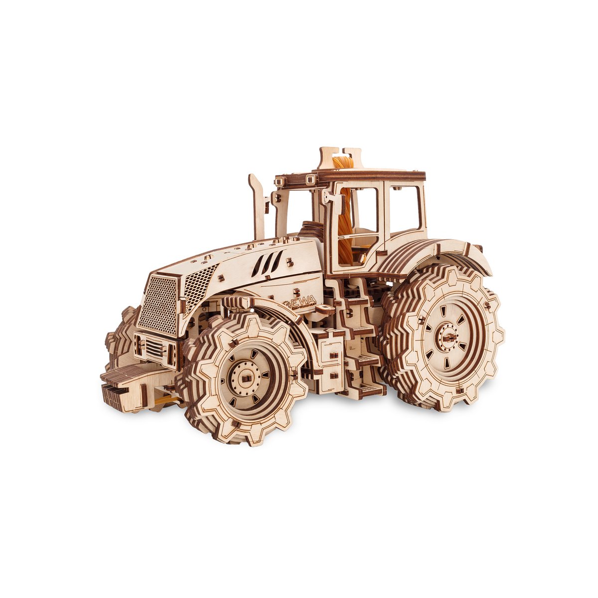 Eco Wood Art (EWA) TRATTORE DI PUZLE MECCANICO 3D 891 31.5x17.3x20.7 cm