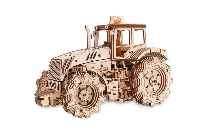 Eco Wood Art (EWA) 3D Mechanical Puzzle Tractor 891 31.5x17.3x20.7 cm