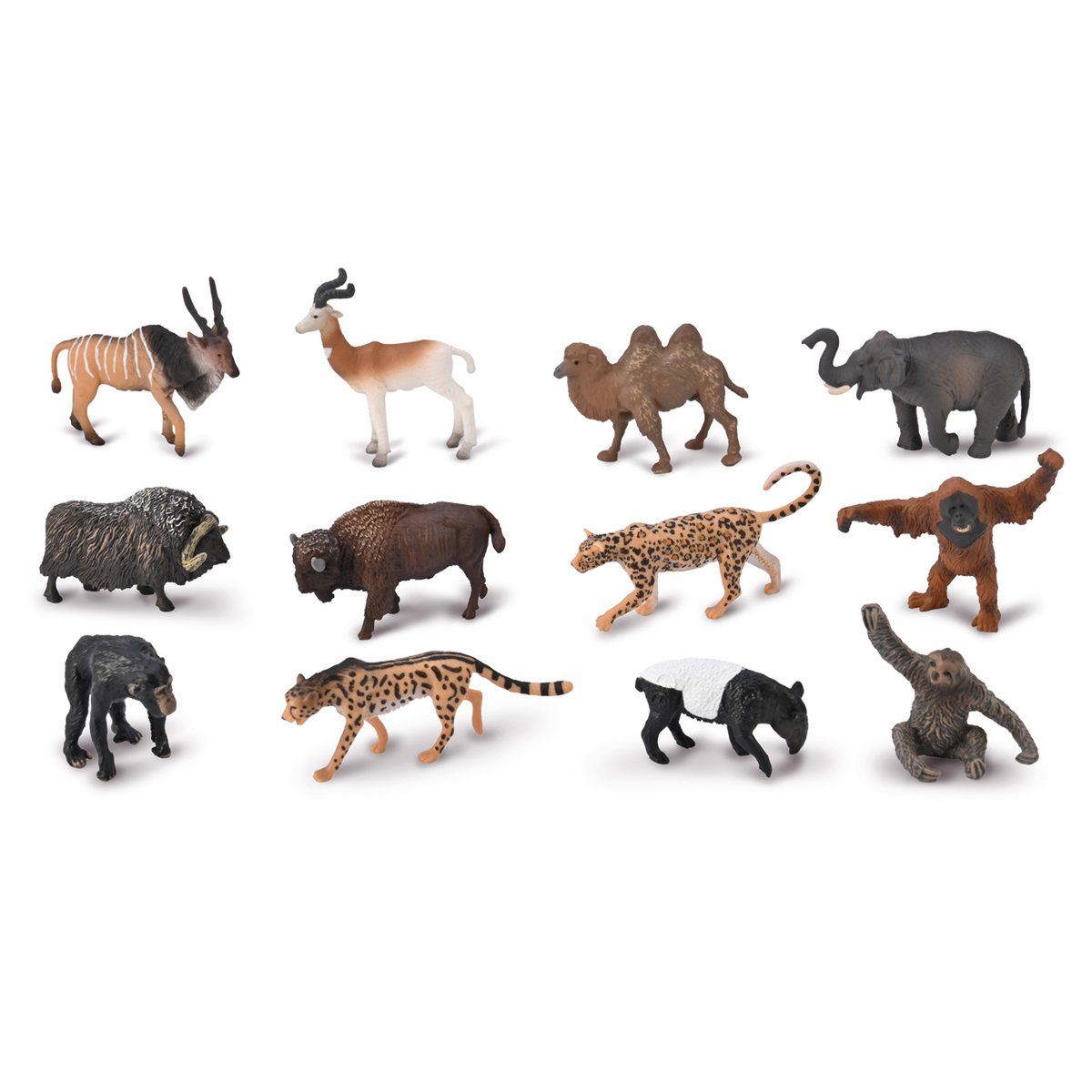 Sæt Van 12 Wilde Dieren
