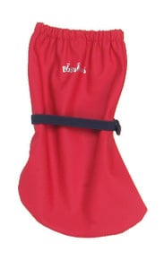 Regen Footies mit Fleecefutter - rot
