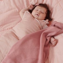 Old rose baby sleeping bag