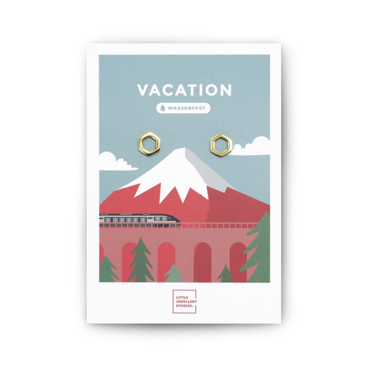 Stud earrings VACATION