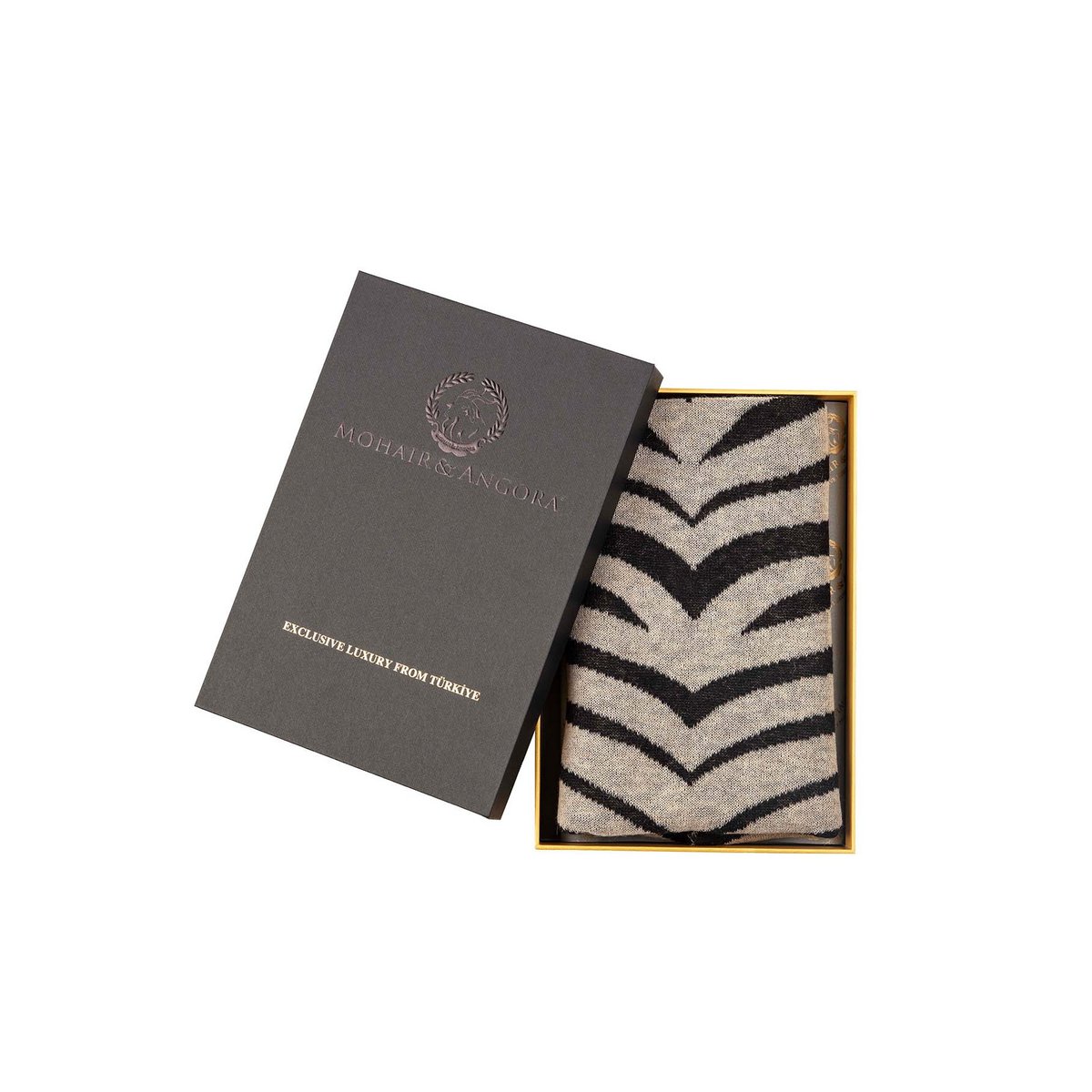 Tiger chal negro-beige