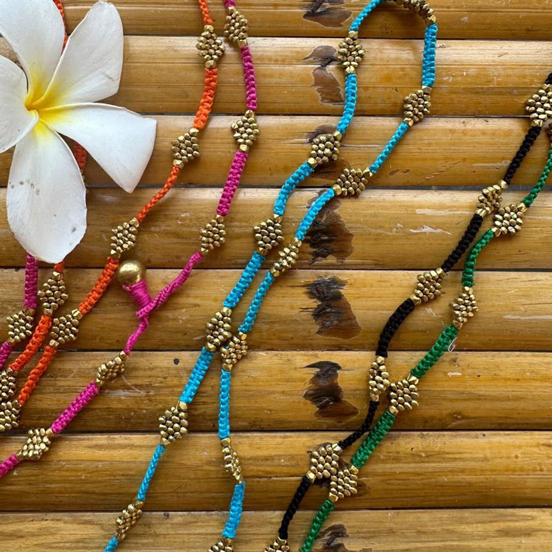 collar Dokra hecho a mano "Summerlove"