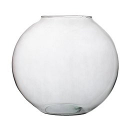 Spherical Glass Vase D-28 23 cm