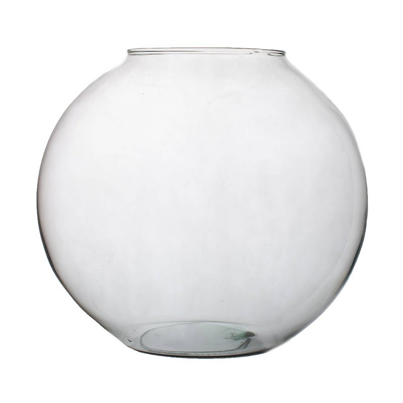 Spherical Glass Vase D-28 23 cm