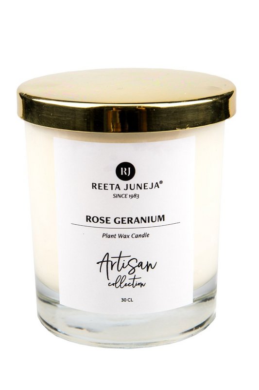Collection ArtisanBougie d'ambiance rose géranium (200 g / 7 oz)