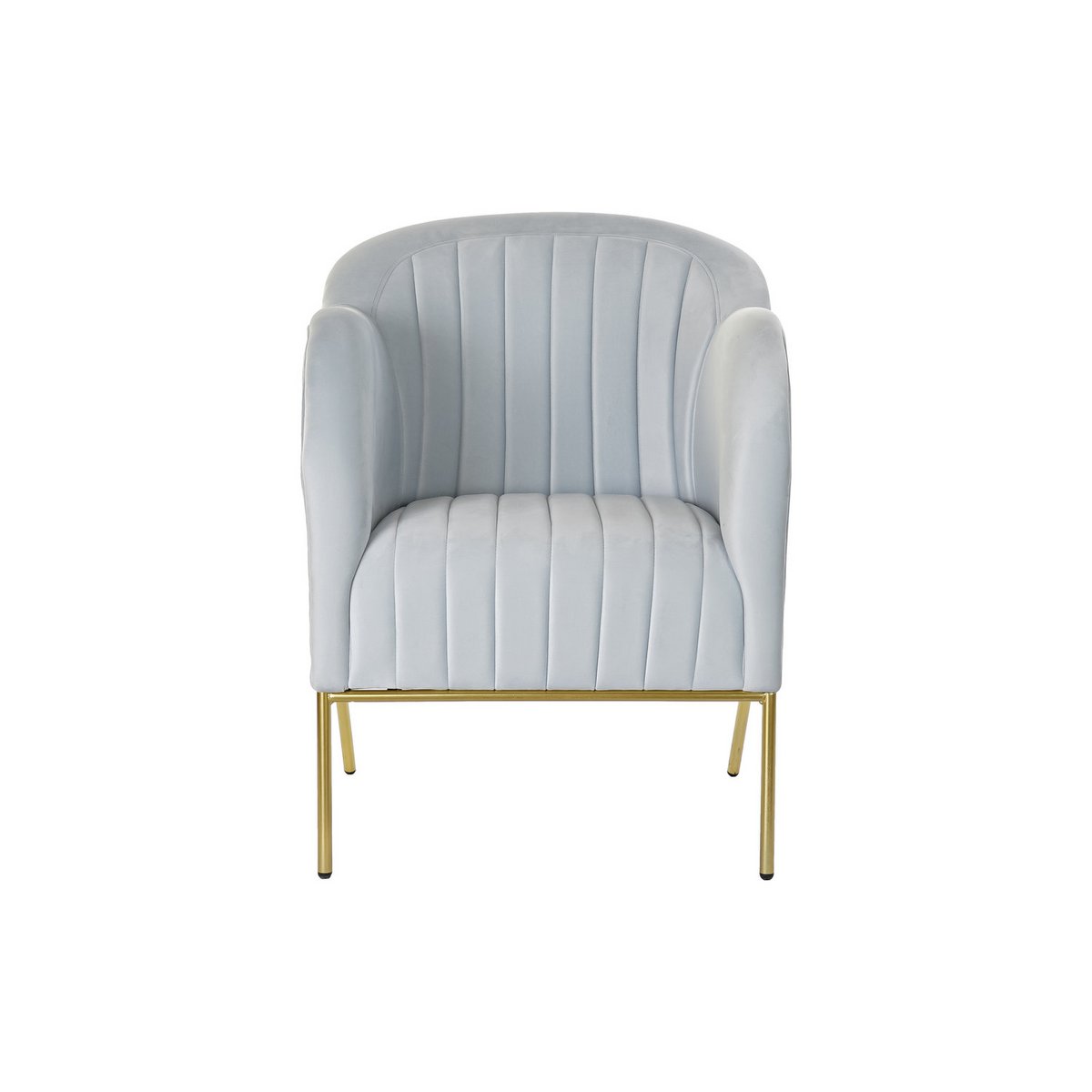 BUTACA POLIESTER METAL 62X75X85 AZUL CELESTE MB190878