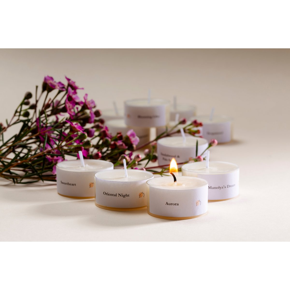 Oriental Night scented tea lights
