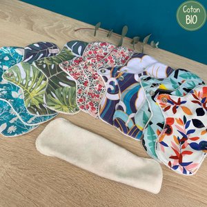 Organic washable panty liner