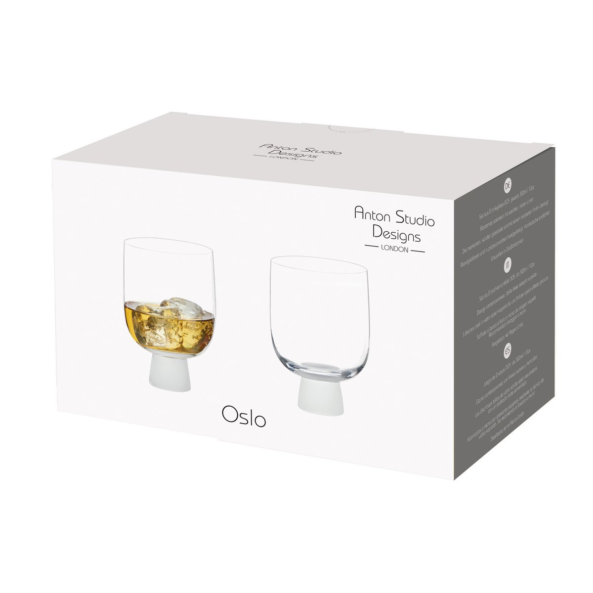 Set of 2 DOF Tumblers Frost - Oslo