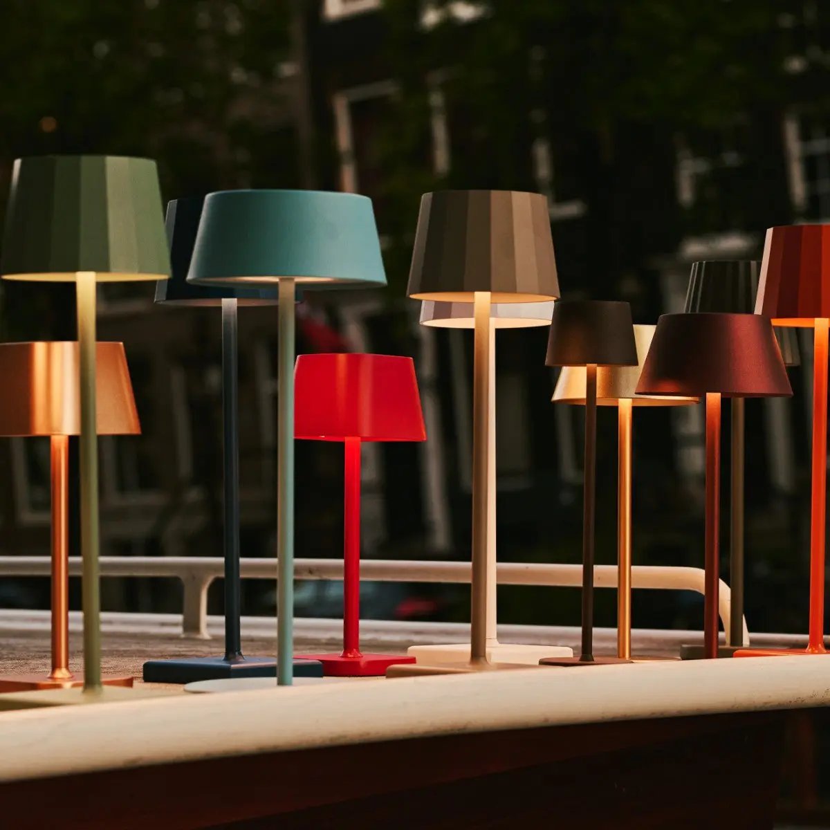 Milou Gold Rechargeable Table Lamp