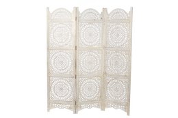 BIOMBO MANGO MDF 153X2X182 BLANCO MB185011