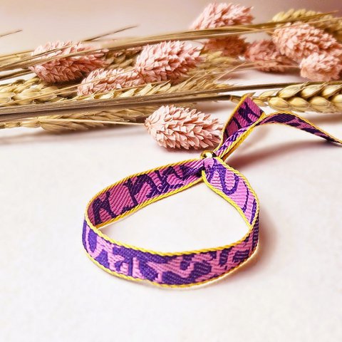 Ribbon bracelet fancy