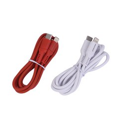 Conjunto de 2 cables de tipo de tipo en Lightning - Carga rápida 18W