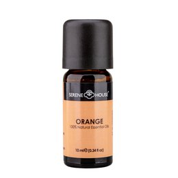  Orange essential oil in 10ml bottle. Citrus scent, suitable for aromatherapy and diffuser use.