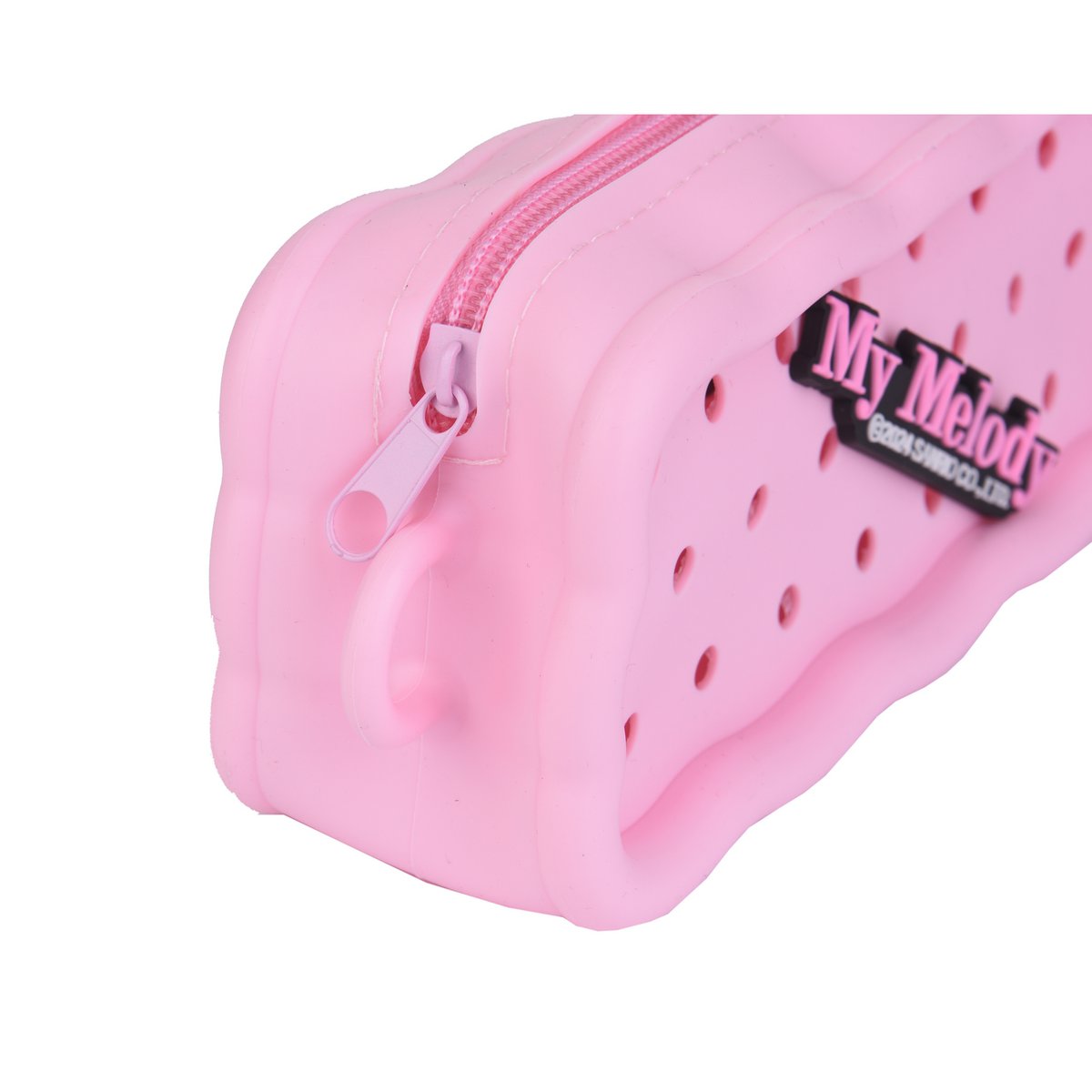 My Melody trousse silicone + 4 charms