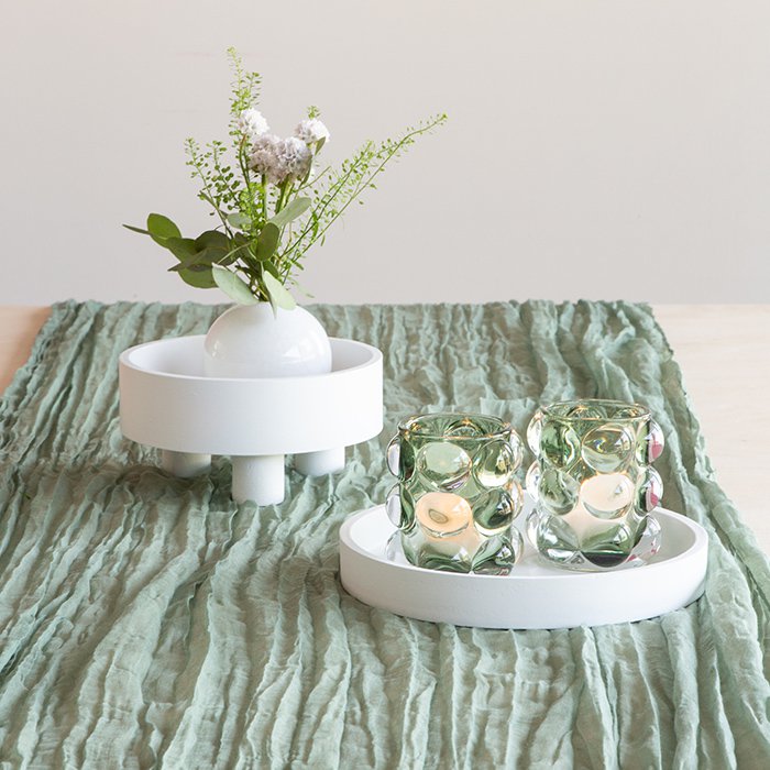 Table runner, gauze, cheesecloth, uni ca.70cm x 300cm