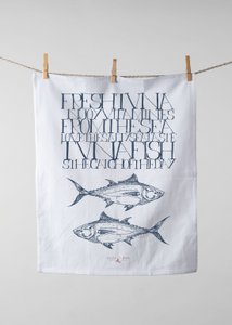 Tea towel Tuna