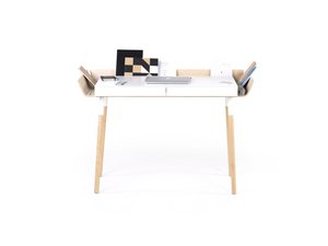 White My Writing Desk in Birch