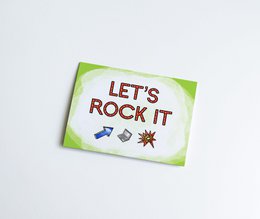 Motivational card - Lets rock it!