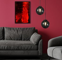 Image sur toile avec cadre shadow gap - Redrum 40x60cm