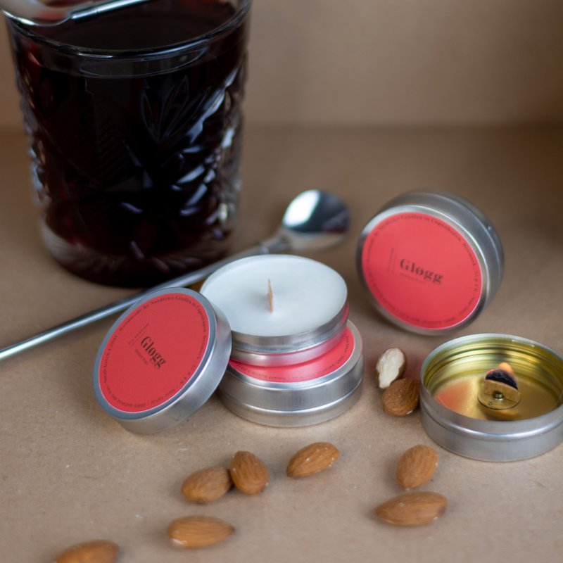 Mini scented soy candles, Mulled Wine