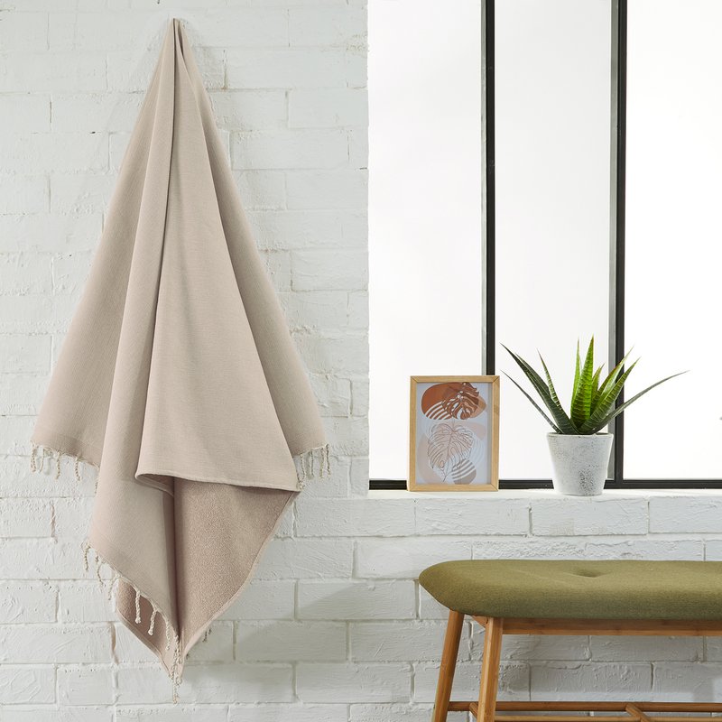 Plain Terry Fouta - Strand og Hammam håndklæde