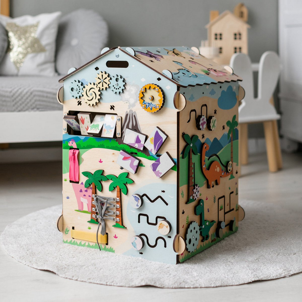 Casetta da gioco DINO con illuminazione
