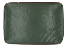 Rechthoekig Bord Groen 28cm * 19.5cm