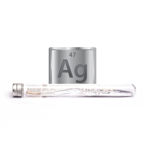 Cristal de brosse à dents en argent Nano-b