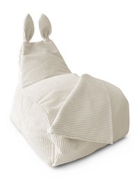 BUNNY L sækkestol, fløjlsbukser, Lincoln 03 creme
