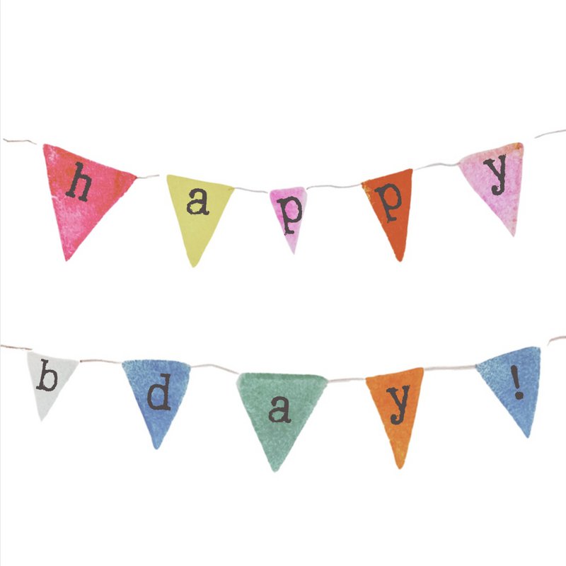 Card Bday Slingers