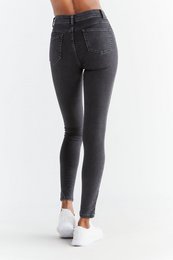 WD1015-145 | Skinny fit dames - Carbongrijs