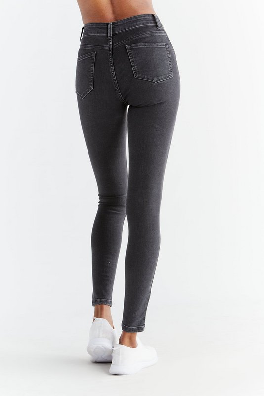 WD1015-145 | Skinny fit dames - Carbongrijs
