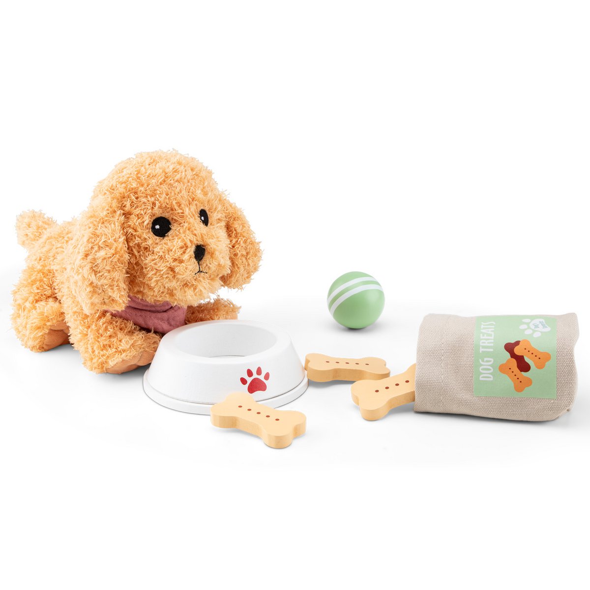 Speelgoed Knuffelverzorgingsset met Knuffel Hond