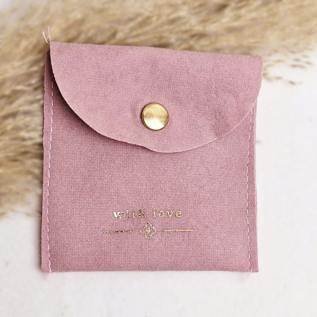 Borsa portagioielli With Love rosa