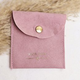 Jewelry bag With Love pink