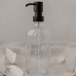 Seifenspender Body transparent 500ml (VE = 6 Stk)