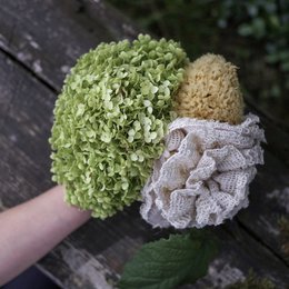Sisal flower sponge