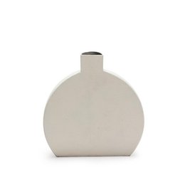 VASE 24X13X25 HVIDMETAL TH1335000