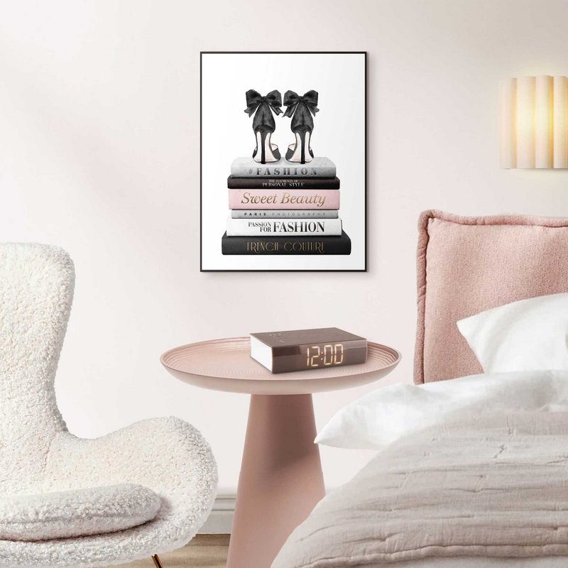 Gerahmtes Bild Slim Frame Fashion Bücher 40x30